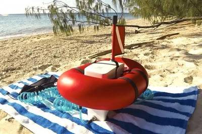 世界上最小的潛水設備，讓初學者也能酣暢淋漓暢游水下世界